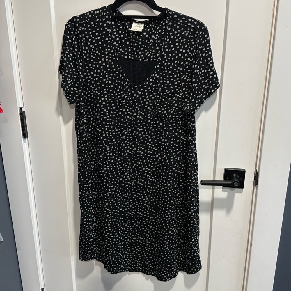 Soma Cool Nights V Neck Nightgown Sleepshirt